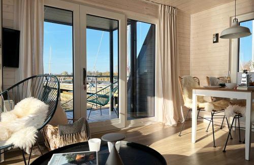 Schleswig House | Hausboot bikini mit Dachterrasse in Schleswig am Ostseefjord Schlei