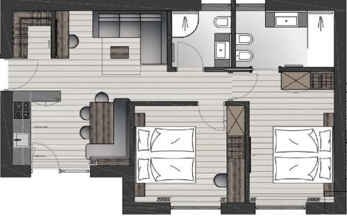 Albions Apartment | HAUSERHOF CHALET in Villanders - moderne Wohnungen mit 2 Badezimmer und 2 Schlafzimmer
