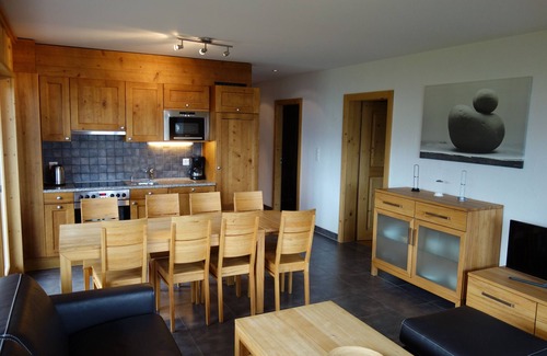Veysonnaz Apartment | Hauts de Veysonnaz HV2 001 - SAUNA apartment 8 per