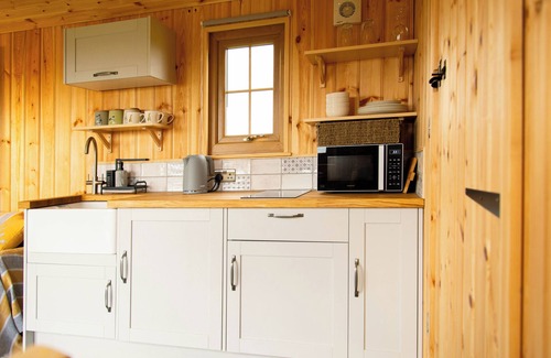 Pentrefelin Cabin | Head For The Hills Glamping Shepherd’s Hut. Pet friendly, mountain viewsnn
