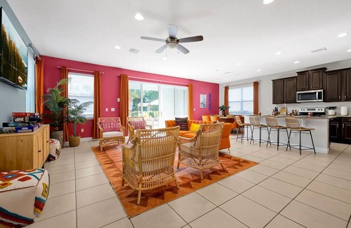 West Kissimmee House | Heated Pool/Hot Tub Game Room Outdoor Theater