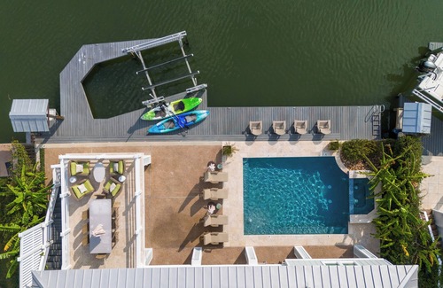 Key Allegro House | Heated Pool, Hot Tub, Kayaks, Fishing, 5BR Waterfront Home in Key Allegro