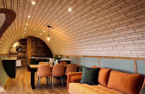 Rhayader Cottage | Hedgehogs View - a hobbit hut that sleeps 6 guests in 3 bedrooms