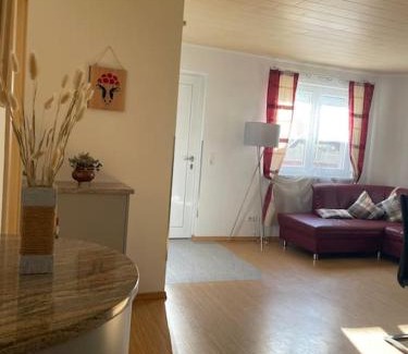 Appenweier Apartment | Helle, gemütliche, kühle,moderne Wohnung Nähe Europapark, Straßburg, Schwarzwald