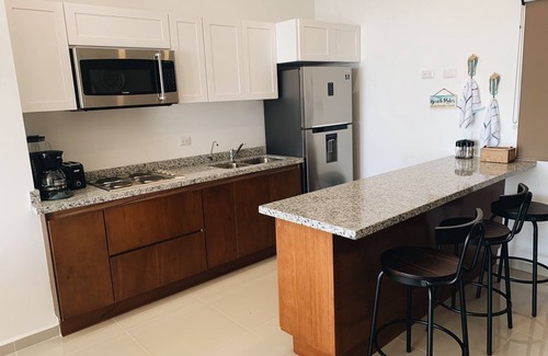 Zona Dorada Apartment | Hermoso Departamento con Gran Vista al mar a 5 min de la Playa