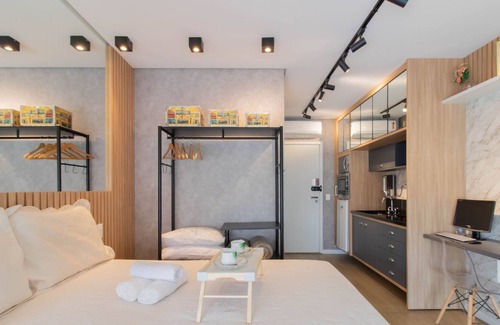 Gopouva Apartment | HG- Modern studio, 15 minutes from GRU airport