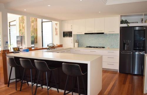 Forster House | Highly-sought-after home, One Mile Beach across the road. Golf course next block