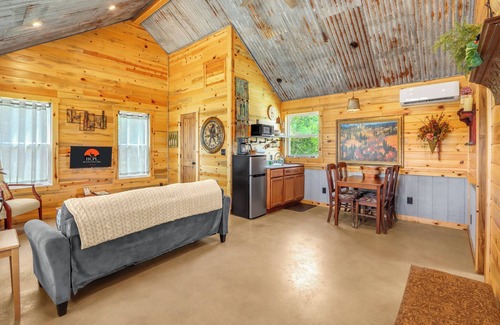 Wimberley Cabin | Hill Country Stargazing + Firepit & Pickleball Fun