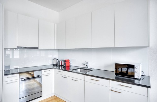 Langstrasse Apartment | Hip Langstrasse 2.5 Room w/Storage & W/D, 2 min to Market, by Blueground