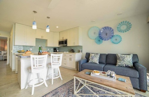Honokowai Condo | HN 105 OceanFront 1BD w Lanai AC Steps from Beach
