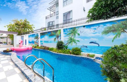 Vung Tau Villa | Hoàng My Villa C2-52 Free Hồ bơi, Bida, Karaoke, Thang máy