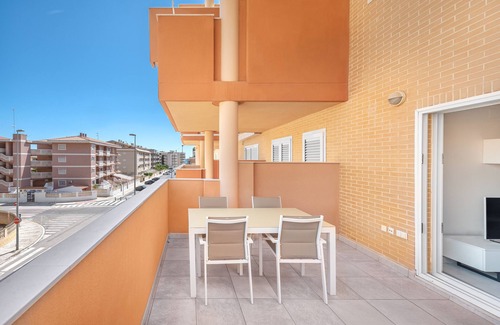 Canet de Berenguer Apartment | Holiday Apartment "Lopimar Exclusivo" with Pool, Private Balcony & Wi-Fi