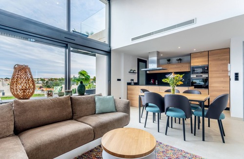 Orihuela Costa Apartment | Holiday Apartment "Verano" with Heated Pool, 5 Private Terraces & Wi-Fi