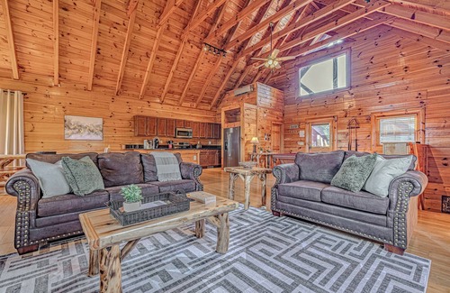 Sevierville Cabin | Holiday Escape-Views-Hottub-Arcade-50%Off Zipline