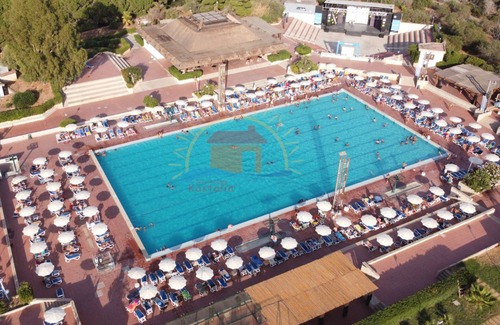 Ragusa House | Holiday Home "Kastalia - Rossa" with Sea View, Shared Pool & Wi-Fi