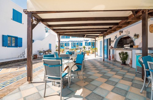 Tilos House | Holiday Home 'Livadia Beach Studio B ' with Sea View, Wi-Fi and Air Conditioning