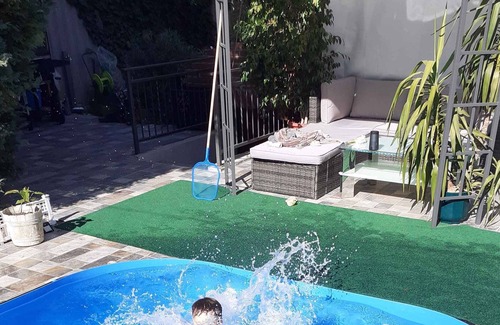 Balatonszarszo House | Holiday home with pool, sandpit and children's swing