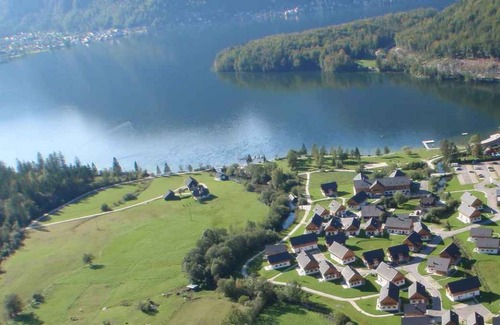 Obertraun House | Holiday home with indoor pool, spa, children's playground and a private sauna in the holiday village