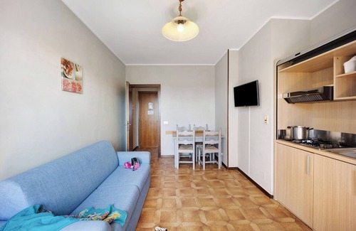 San Bartolomeo al Mare House | Holiday Home 'E6-2 Bilocale Borgo Della Rovere' with Balcony, Wi-Fi and Air Conditioning