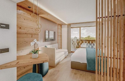 Mareo House | Holiday Apartment "Alnö Alpaisc 1" with Shared Heated Pool & Shared Sauna