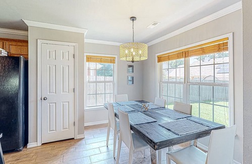 Bentonville House | Home in great location with fenced yard, fireplace, bikes, grill, patio, dogs OK