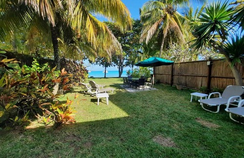 Pereybere Villa | Homely beachfront villa with beautiful sandy beach and safe swimming.