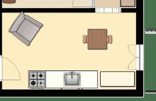 Caprarola Apartment | Homerez - Beautiful appartement for 3 ppl. with balcony at Caprarola