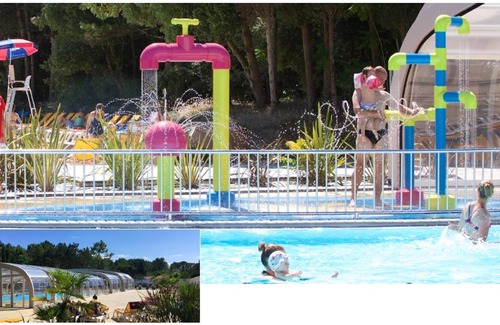 Saint-Jean-de-Monts House | Homerez - Bungalow 2 km away from the beach for 6 ppl. with shared pool