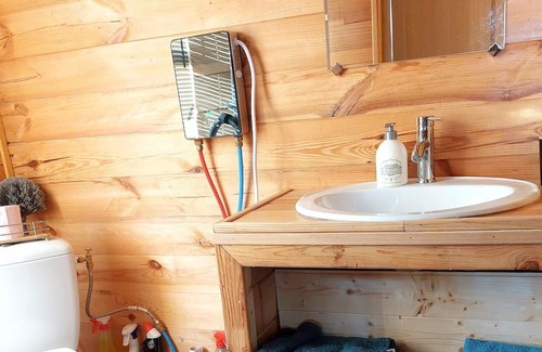 Maizieres-les-Vic Ski Chalet | Homerez - Nice chalet for 2 ppl. with garden and terrace at Maizières-lès-Vic