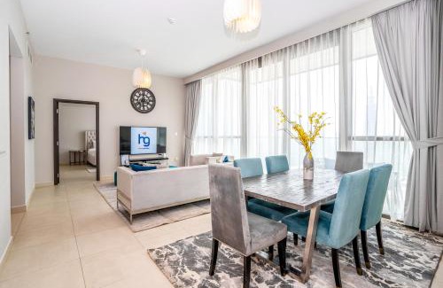 Za'abeel 2 Apartment | HomesGetaway - Sophisticated 3BR with Maids Room in Downtown