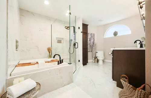 Lawrenceville House | HostWise Stays - The Carnegie - Sauna, 1 Block from Butler St, Family Friendly