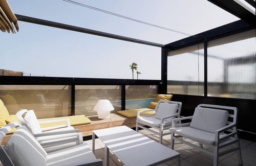 San Miguel de Abona Apartment | Hot pool, sea, wifi pro, gas barbecue, garden, 07