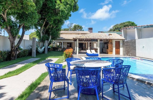 Tamandare House | House with Pool and large garden, for 28 people, Tamandar beach