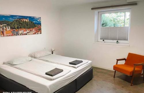 Bezigrad District Apartment | Huge BBQ Garden 1, Basement app Two Bathrooms, AC, Free Parking
