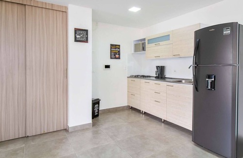 Medellin Apartment | Huge Studio with Terrace on the 4th Floor with city view