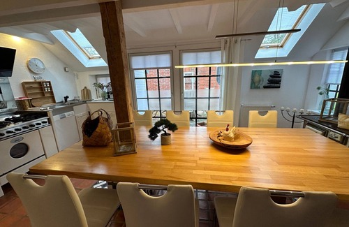Reithamm Apartment | Huus an`t Koornfeld in Osteel, first floor with garden, near Norden/Norddeich,