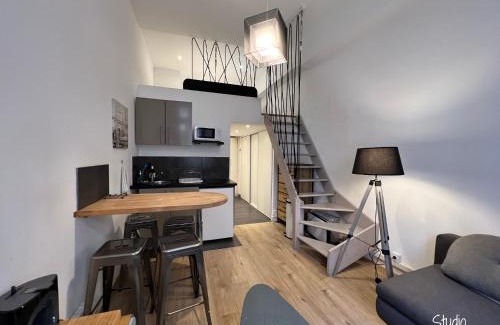 Les Cordeliers Apartment | Hyper centre : Appartement Déco Atelier ou Studio Mezzanine