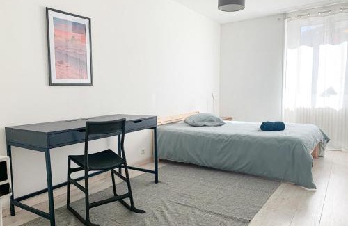 Cholet Apartment | Hypercentre Cholet, grande capacité 2 à 12 personnes max, 4 chambres