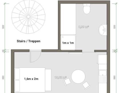 Ehrenbreitstein Apartment | I Gemütliches 1-Zimmer-Apartment & eigenes Bad I
