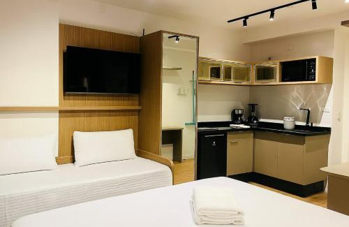 Matriz Apartment | IBZ1308 - Studio C Sacada Pscina Jacuzzi Academia