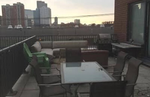 Hoboken Apartment | Ideal 2,225 Sq Ft 4 Br/2 Ba For Super Bowl Rental. Sleeps 4-11 With Huge Patio