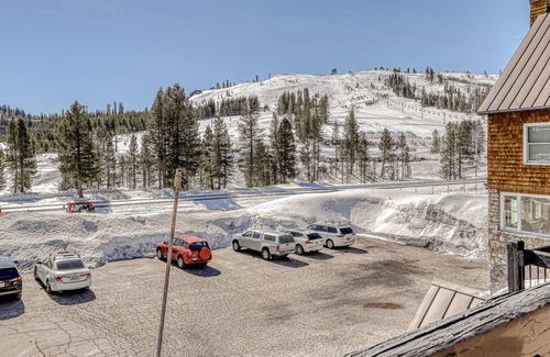 Soda Springs Condo | Ideal Ski Getaway Steps from the Slopes W/ Wood Stove, Free WiFi & Full Kitchen!