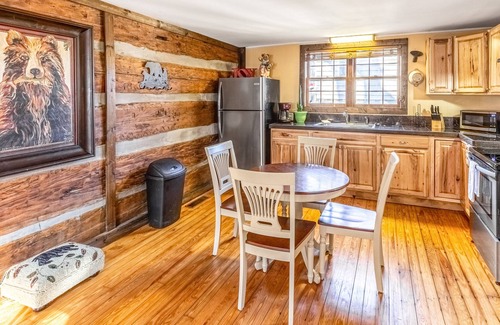 Maggie Valley Cabin | Idyllic getaway with ponds, fireplace, AC, WiFi - snowbird, biker & pet-friendly