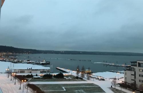 Lahti Apartment | Ilmastoitu 55 m2 huoneisto saunalla Lahden satamassa