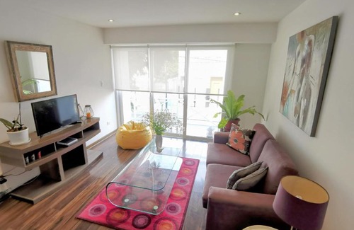 Barranco Apartment | Iluminado y moderno flat en centro de Barranco- Cozy & modern flat in centric Barranco