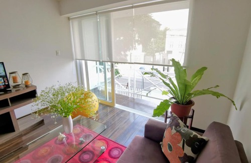 Barranco Apartment | Iluminado y moderno flat en centro de Barranco- Cozy & modern flat in centric Barranco