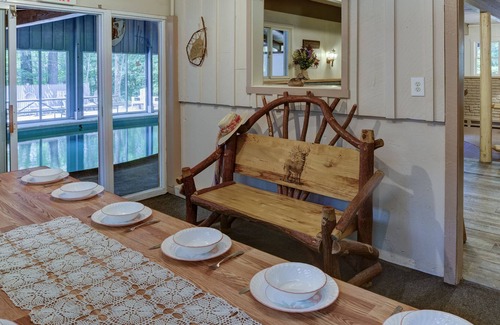 North Conway House | Imagine Floating in Our Heated INDOOR Pool then Relaxing in our Toasty Sauna Too
