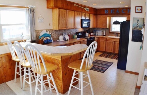 South Nags Head House | Imagine sitting on the deck in the morning watching the dolphins play in the ocean!