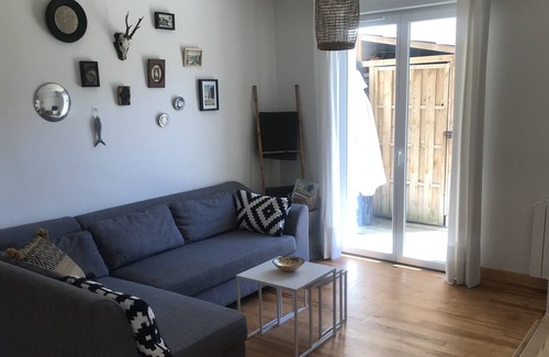 Contis-les-Bains Apartment | In the heart of Contis, 200 m from the beach, T3 apartment with terrace