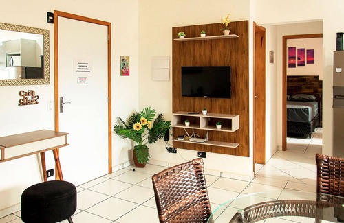 Centro Apartment | Incrível Apto com piscina e churrasq em Ubatuba/SP